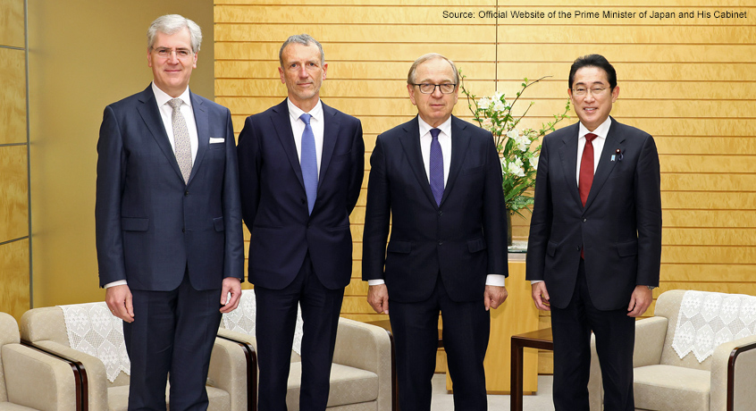 IFRS Foundation leaders meet with Japanese Prime Minister Fumio Kishida